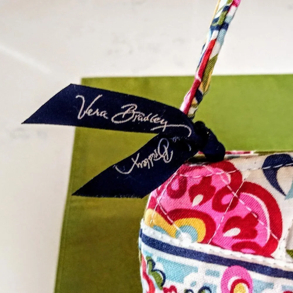 Vera Bradley Multicolor Floral Print Pleated Bag